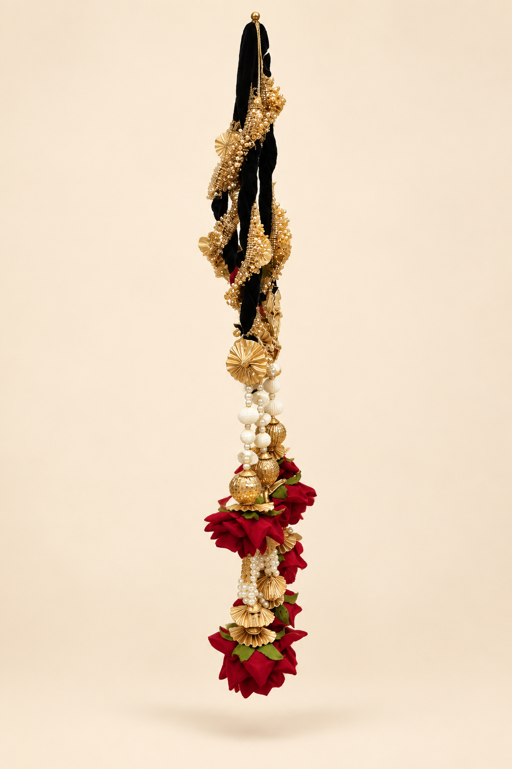 Accessory on a warm ivory background