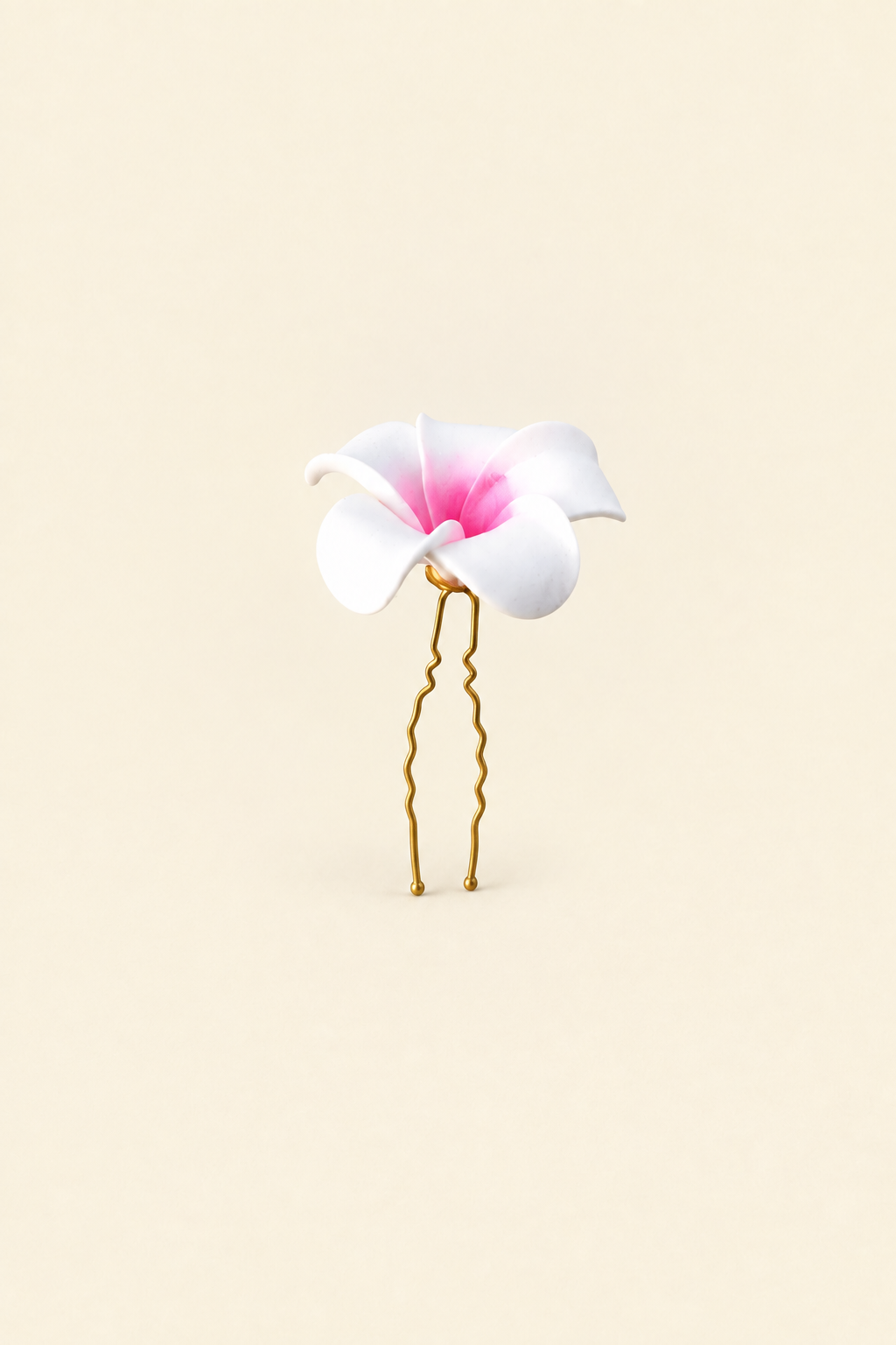 Flower piece isolated on warm ivory