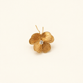 Gold floral ornament with more ivory background