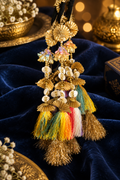 Kashmiri Tassel with Luxury Background
