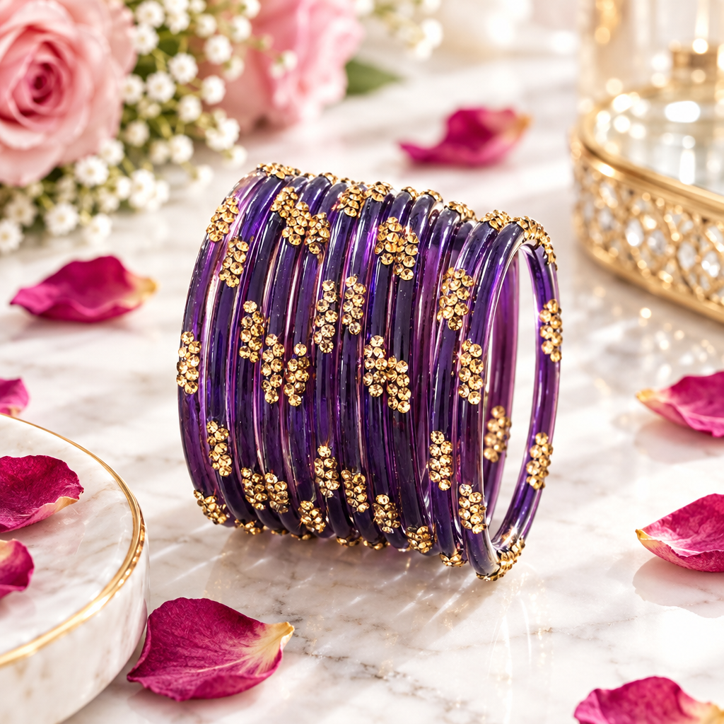 Purple Bangles Marble
